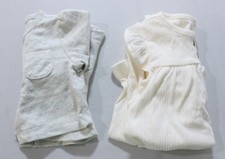 Carter's Baby Girl's Bodysuit Dress And Cardigan Set EJ3 Grey/Ivory Size 9M NWT