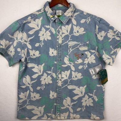Disney Color Me Courtney Princess Tiana Denim Shirt NWT Medium Ray Firefly