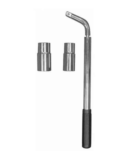 Streetwize Extending Wheel Brace Wrench 17mm-19mm 21mm-23mm 2 Sockets  SWWB4