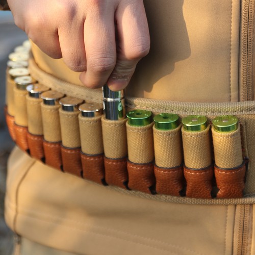 TOURBON Shotgun Shell Waist Belt Cartridge Holder Shooting 20GA Bandolier in US - Picture 16 of 24