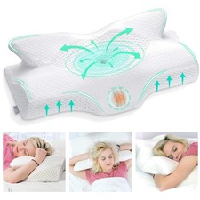 Orthopädisches Memory Foam Nackenstützkissen Schlafen Schulter Rücken