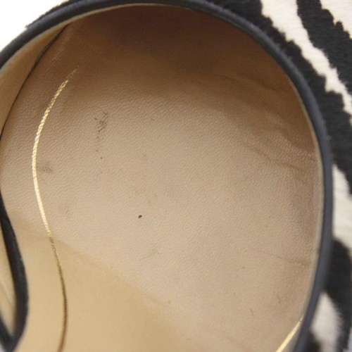 Gucci Pumps Zebramuster Leder Schwarz Weiß Damen Größe EU36/US6 - Bild 8 von 9