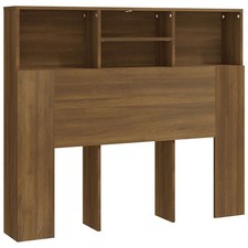 Headboard Cabinet Bedroom Bookcase Headboard Furniture Multi Colours vidaXL