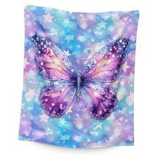 Kids Blanket for Gift Butterfly Blankets for Girls 6-8 Gifts 50"x40" Color 3