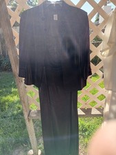 Alex Evenings Beaded 2-Piece Dress  Jacket Set Size 14 Wine Burgandy