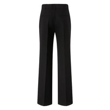 Pinko 'Creased' Black Polyester Tailored Trousers Size 6