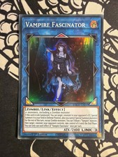 Yu-Gi-Oh Vampire Fascinator Super Rare BACH-EN048 English