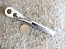 VINTAGE CRAFTSMAN USA 1/4 DRIVE RATCHET SOCKET WRENCH EXCELLENT MADE IN USA