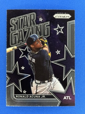 2022 Prizm #SG-4 Ronald Acuna Jr Star Gazing Braves