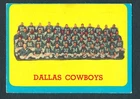 1963 Topps Football #84 DALLAS COWBOYS Team Card, Short Print SP ~ VG-EX to EX