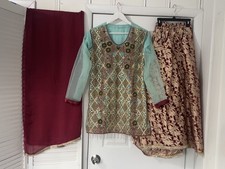 Pakistani/Indian ready to wear gharara outfit wedding Bollywood party wear