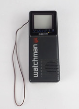 Sony Watchman FD-2A VINTAGE 1985 Televisión portátil portátil Mini TV VHF y UHF