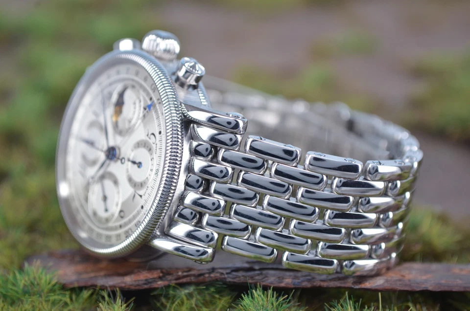 Chronoswiss Lunar 38 Herren Chronograph Mondphase, Ref. CH7521LW, NP EUR 5.400,- - Bild 2 von 4