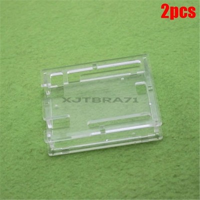 2Pcs Clear Acrylic Box Enclosure Uno R3 Board Module Transparent Case Shell I is
