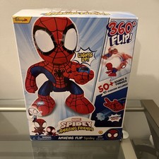 Marvel Spidey and His Amazing Friends AMAZING Flip Spidey w/ Lights  Sounds NIB