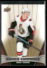 2018-19 Upper Deck Brady Tkachuk Rookie Commence #RC-BT Ottawa Senators