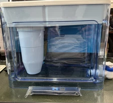 ZeroWater 32 Cup 5-Stage Water Filter Pitcher Dispenser NSF Certified TDS Meter