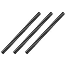 Round Aluminum Standoff Column Spacer M3x90mm,for RC Airplane,Black,3 Pcs