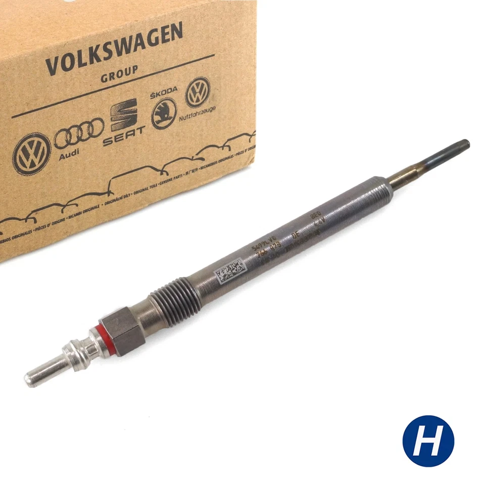 4x ORIGINAL VW Glühkerzen 4,4V für AUDI A1-A8 SEAT SKODA VW Caddy Golf 6 7 8 - Image 2 of 2