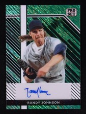 Randy Johnson 2024 Leaf Collective Pro Set Autographs Shimmer Green #PSARJ1 #1/6
