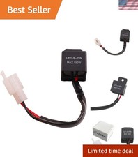 2-Pin Electronic LED Flasher Relay for Motorcycle Turn Signals