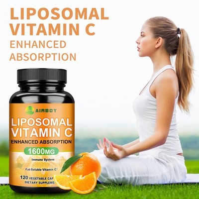 Liposomal Vitamin C Capsules - Support Immune Health, Anti Aging - 120pcs