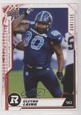 2020 Upper Deck CFL Red 48/165 Cleyon Laing #97 0kr6