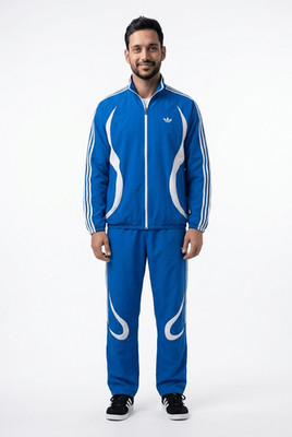 Adidas Mens Adicolor Teamgeist Track suit  Sz  L Blue/White
