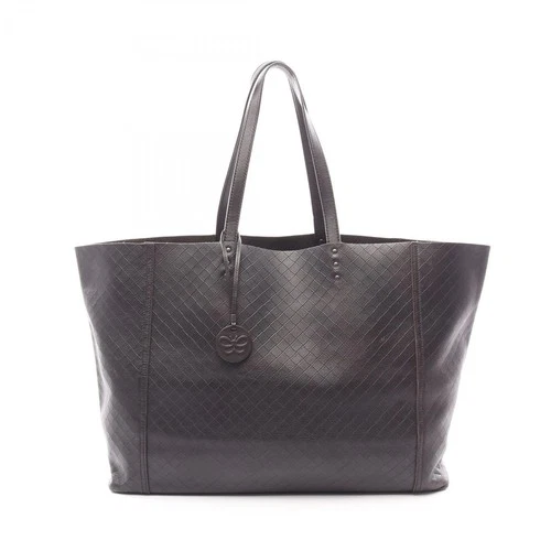 BOTTEGA VENETA Intreccio Mirage Papillon Tote Bag leather Brown Used Women
