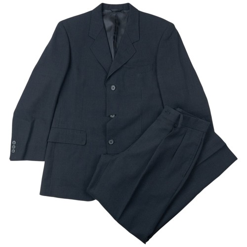 Yohji Yamamoto, Vintage 90s Yohji Yamamoto D'Urban A.A.R Jacket & Trousers Suit Set Size XS