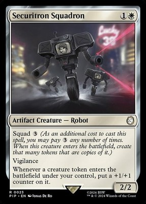 x1 Securitron Squadron - Foil R MTG Universes Beyond: Fallout M/NM, English