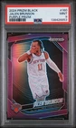 2024 PANINI PRIZM BLACK PURPLE PRIZM #160 JALEN BRUNSON 69/99 PSA 9