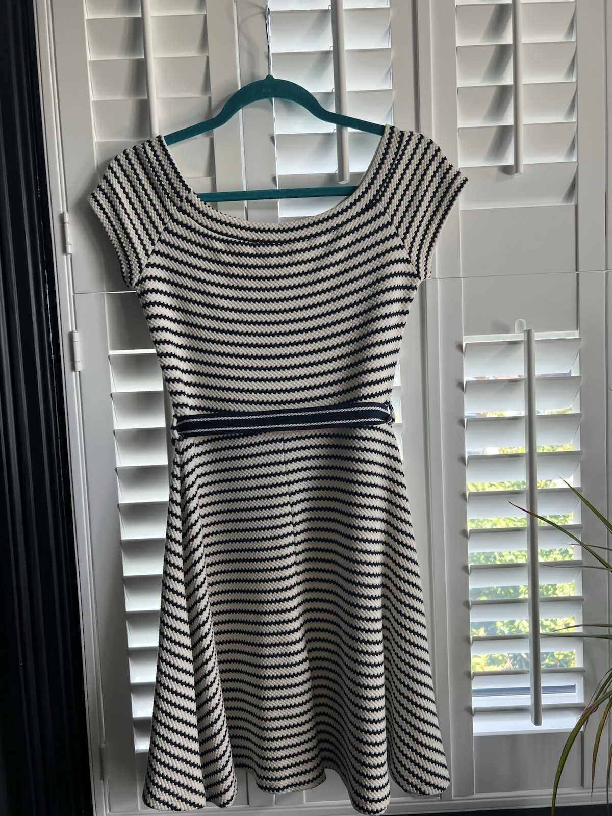 Ladies Navy & White Nautical Primark Dres, Size 10 image 9