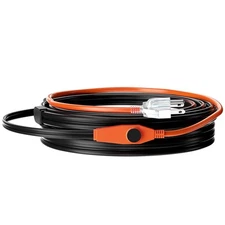 Heating Cable 30FT 7W FT for Pipes with Thermostat for Outdoor Installation