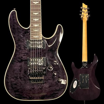 Schecter Omen Extreme-6 FR Electric Guitar - See Thru Black