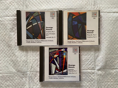 Enescu - 3 CD Lot -Symphonies 1-2, Orchestral Suites 1-3 -Bucharest Phil. Orch.