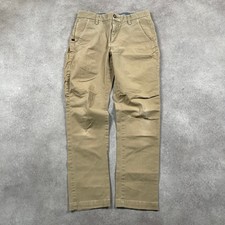Dockers Chinos Womens 32" Slim Fit Cotton Straight Leg Trousers, Beige