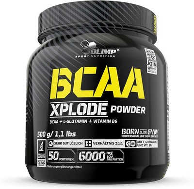 Olimp BCAA Xplode Powder, 500 g Dose, Ice Tea Peach
