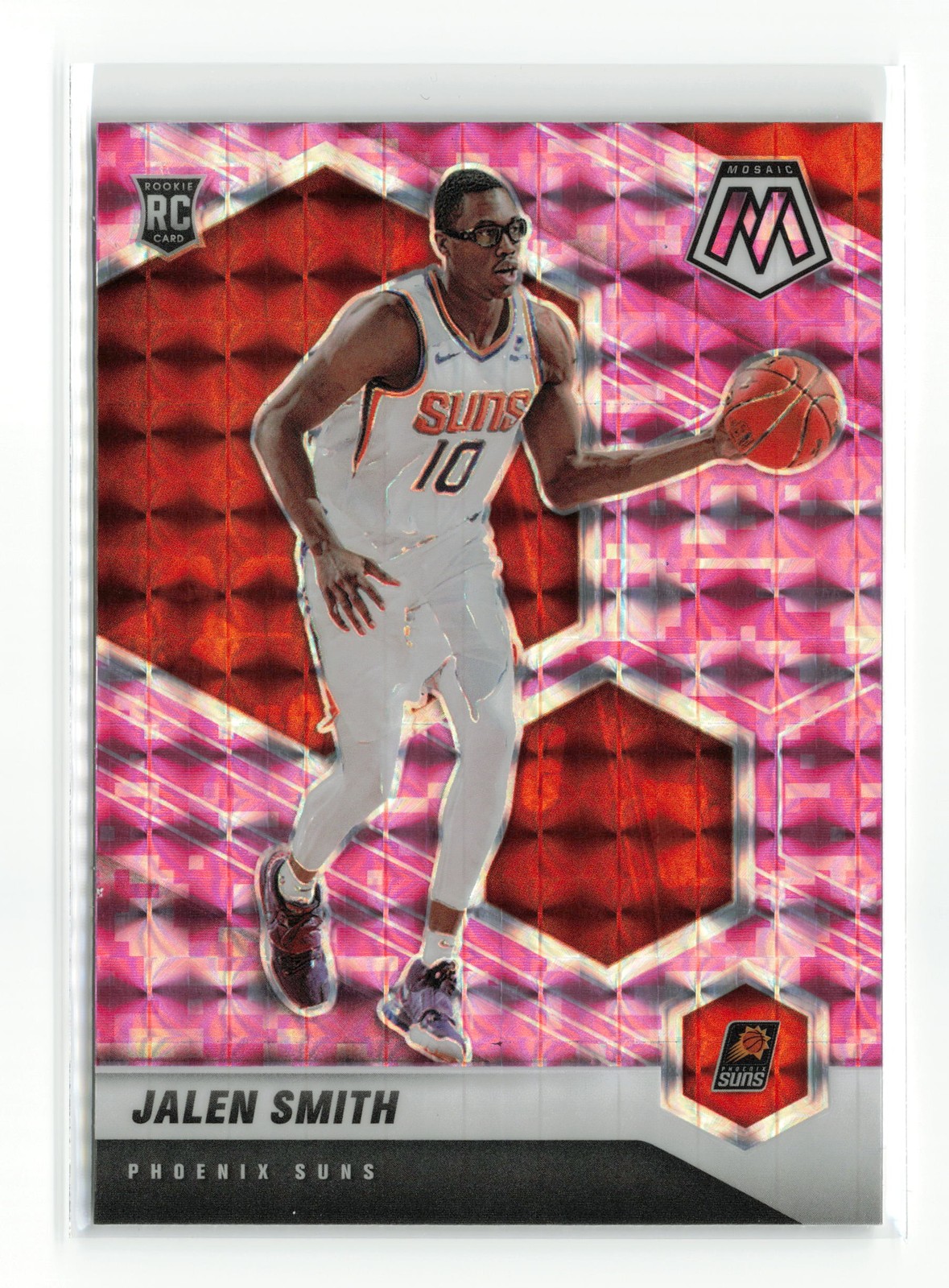 JALEN SMITH #228 2020-21 PANINI MOSAIC SUNS RC CAMO PINK