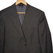 Jos. A. Bank Signature Gold Blazer Mens 40S Charcoal Gray Wool Suit Coat Jacket