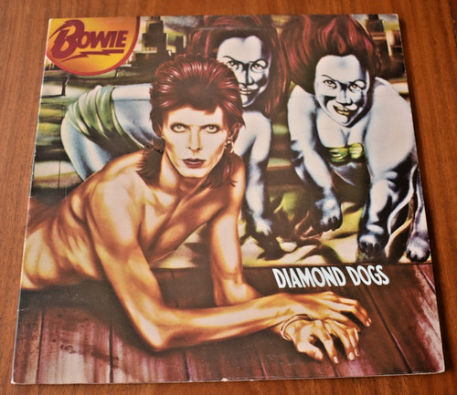 DAVID BOWIE - Diamond Dogs LP 1974 UK 1st Press ORANGE RCA Victor A-1oly EX/EX