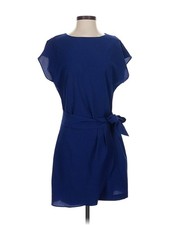 H By Halston Women Blue Casual Dress S