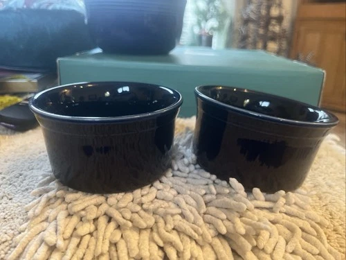 Fiesta Ware Cobalt Blue Ramekin 3” Set Of 2