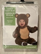 Cuddly Teddy Bear Animal Brown Fancy Dress Up Halloween Infant 3 6 Mth Costume