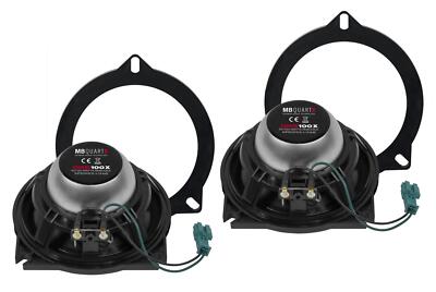 MB Quart QMB100X Coaxial 10cm Speakers Compatible with BMW 3 Series E91 Touring