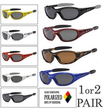 1 or 2 Pair X-Loop Polarized Lens Sport Cycling Fishing Running UV400 Sunglasses