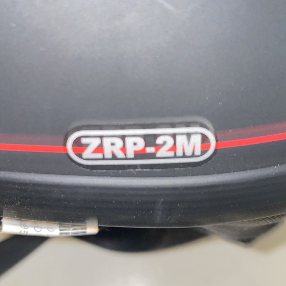 Z1R Helmet Matte Black Nomad with Red & Silver Pinstripes Size XL Model
