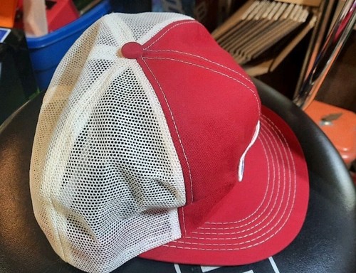 Vintage SOHIO Gas & Oil Red Mesh Snapback Trucker Hat/Cap K-Brand Made in USA - Picture 3 of 6
