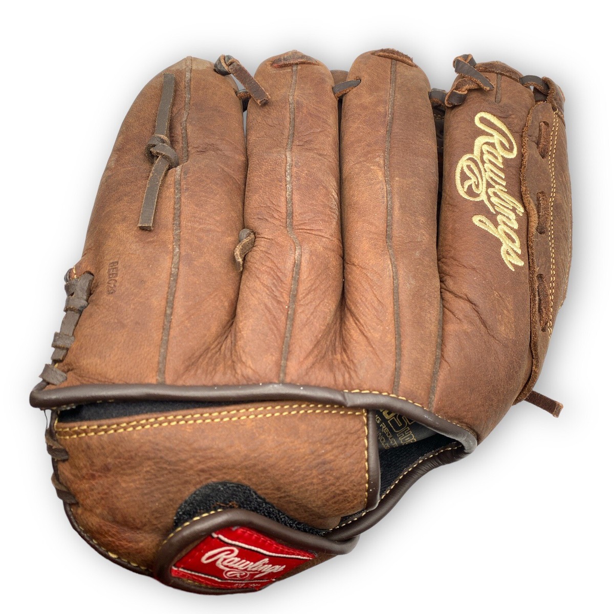 Rawlings HingelPad グローブ ブラウンレザー Rawlings Brown Leather Baseball Glove Mitt PP125S Right Hand