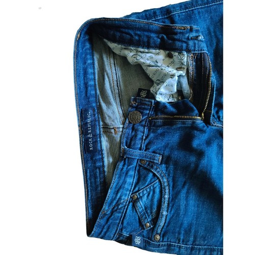 Rock & Republic Mid Rise Boot Cut Denim Jeans Kasandra Women's Size 2M - 第 2/9 張圖片